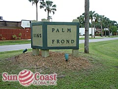 Palm Frond Community Sign